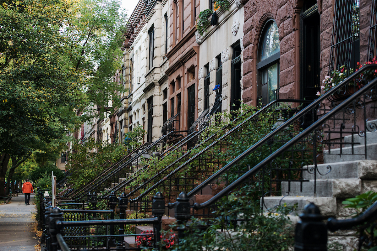 A New York City residential street.