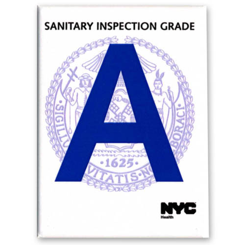 A sanitary inspection A grade