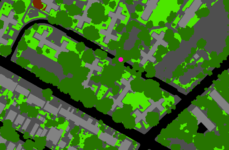Lidar imagery of an area in The Bronx.